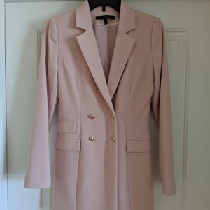 Blush pink blazer